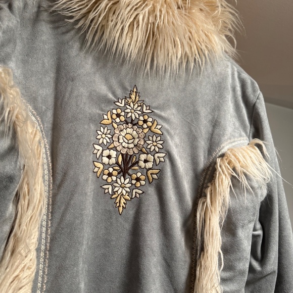 Spell & The Gypsy Collective Joplin Shearling / Penny Lane Jacket M/L - Picture 13 of 16